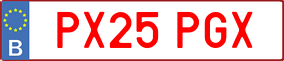 Truck License Plate
